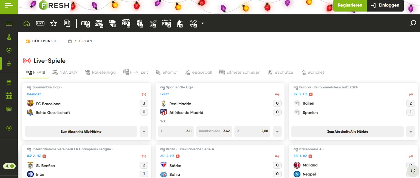 Fresh Casino eSports Betting