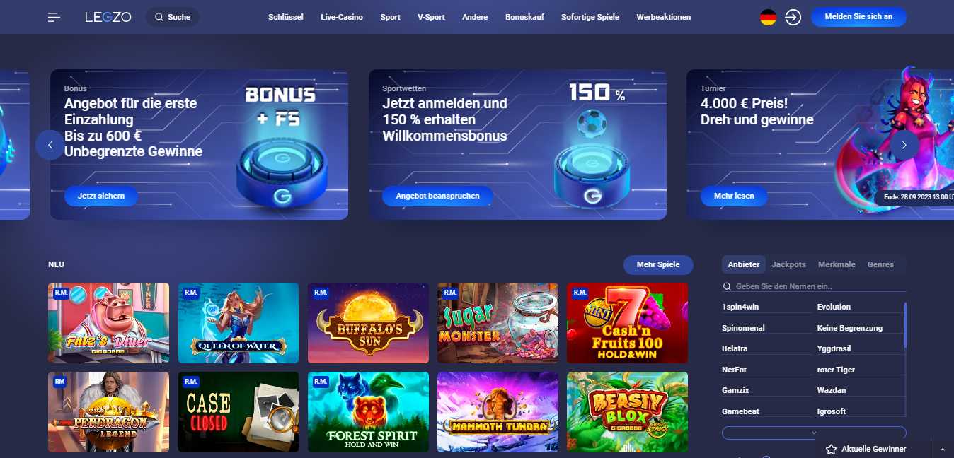 Legzo Casino Belgium