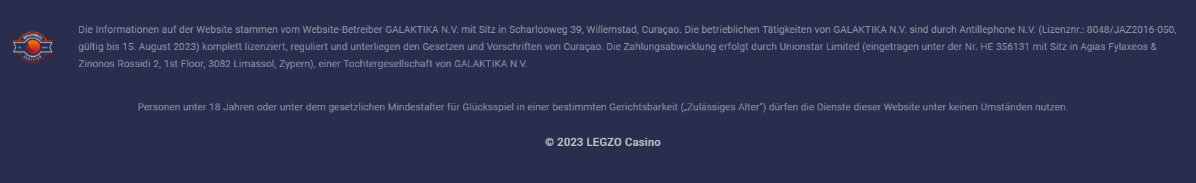 Die Glaubwürdigkeit von Legzo