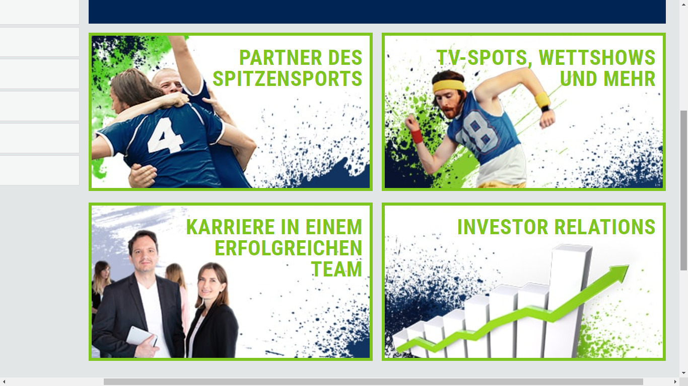 Screenshot von Bet at home