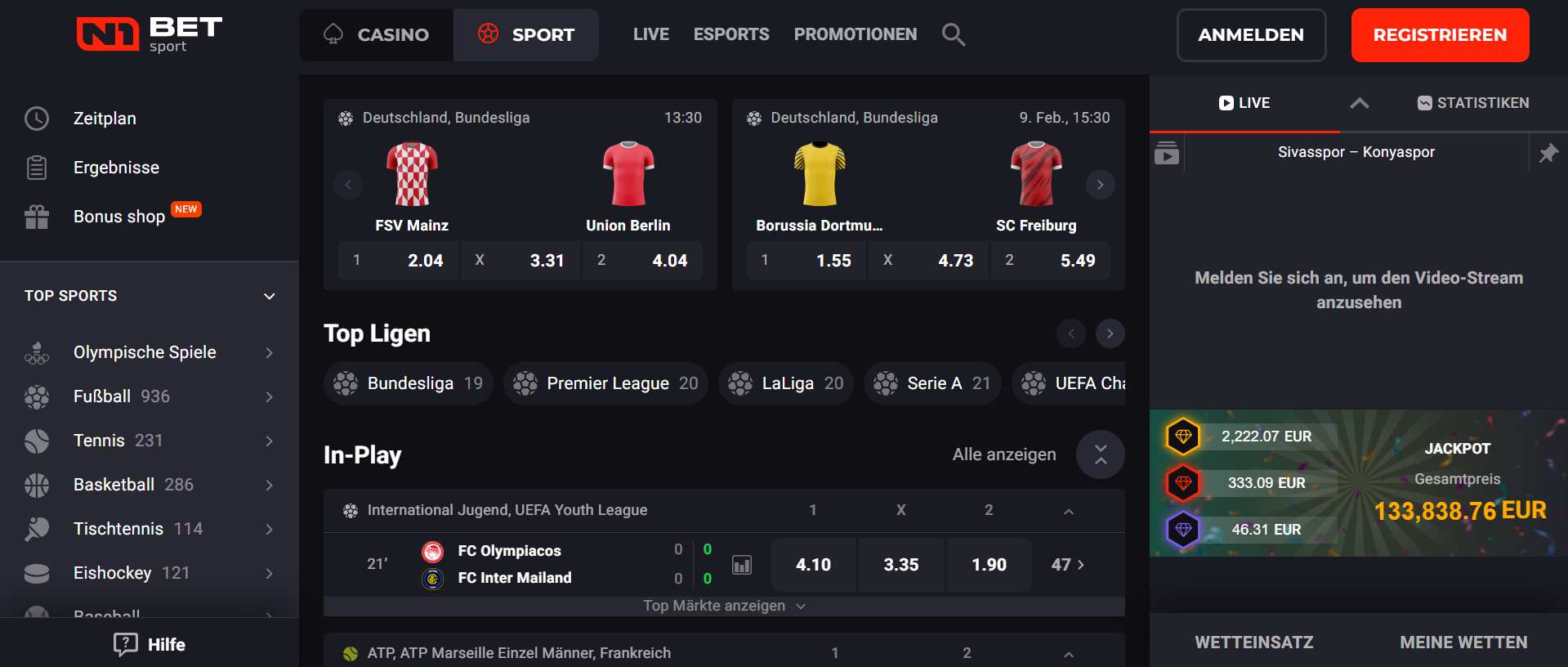 Überprüfung von N1Bet Germany
