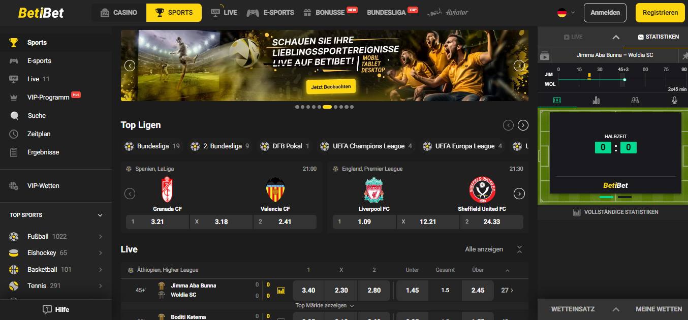 BetiBet Sport Betting, sportwettenvergleich.tv